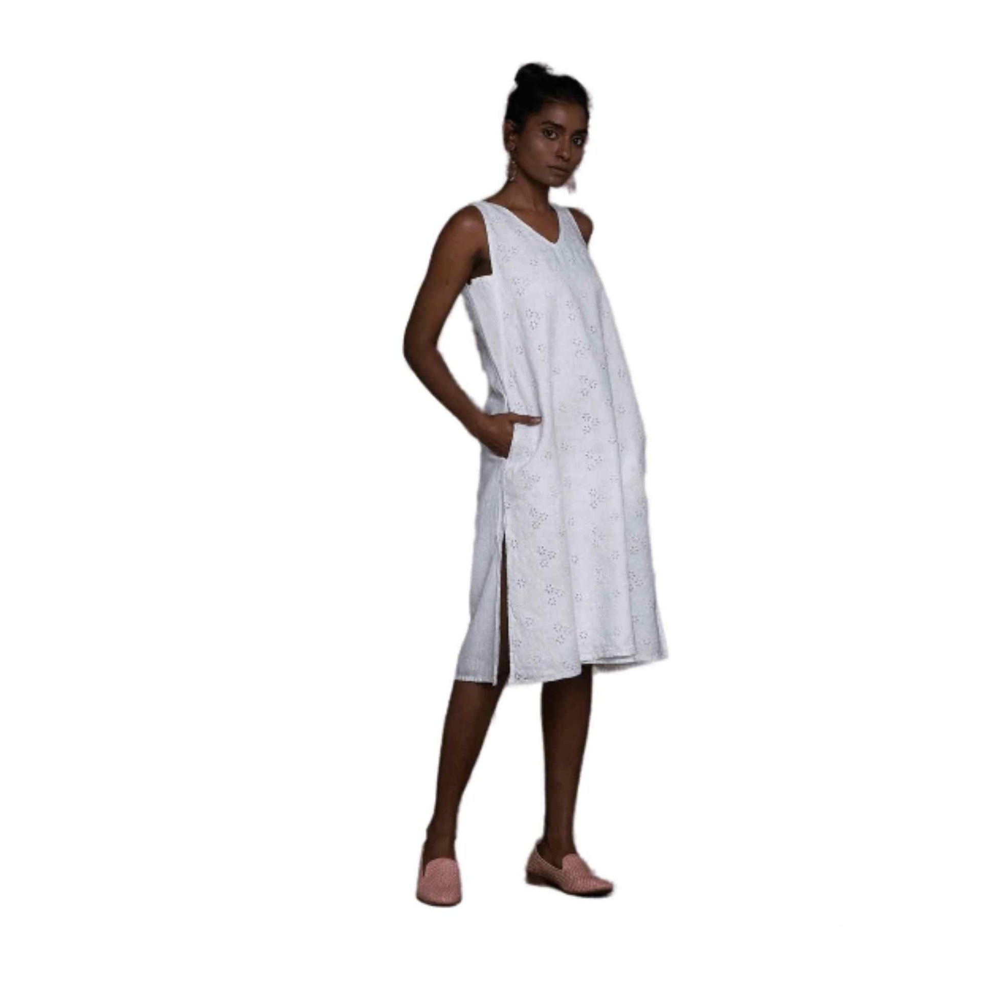 Reistor - Stolen Sunsets Dress (Coconut White) - CBD Store India