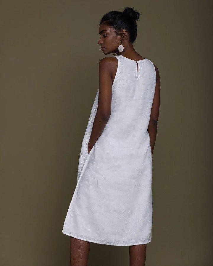 Reistor - Stolen Sunsets Dress (Coconut White)Hemp ClothingReister - Stolen Sunsets Dress (Coconut White) | CBD Store India