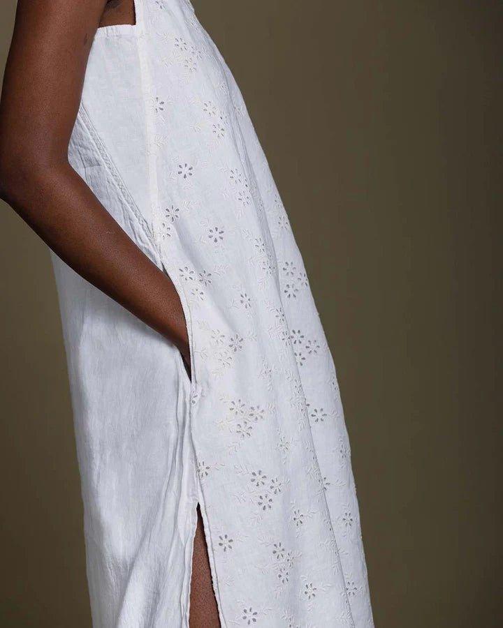 Reistor - Stolen Sunsets Dress (Coconut White)Hemp ClothingReister - Stolen Sunsets Dress (Coconut White) | CBD Store India