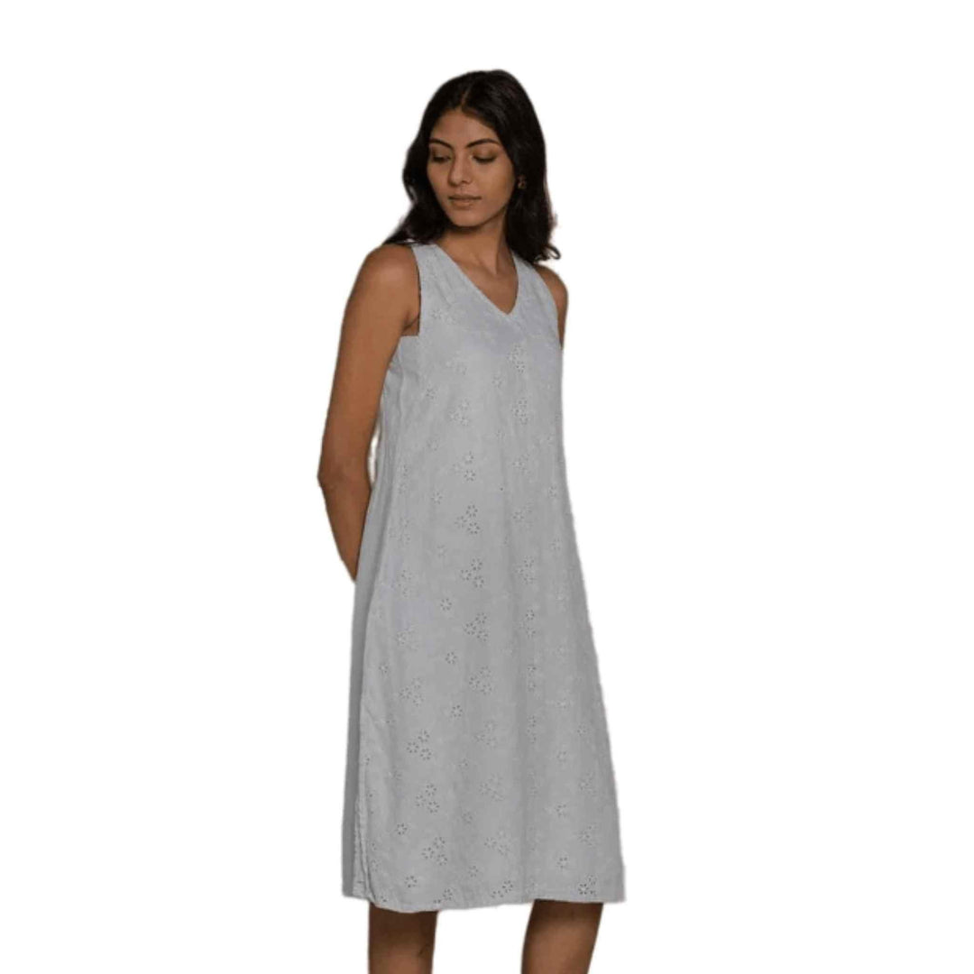Reistor - Stolen Sunsets Dress (Summer Blue)Hemp clothingReistor - Stolen Sunsets Dress | Hemp Clothing | CBD Store India