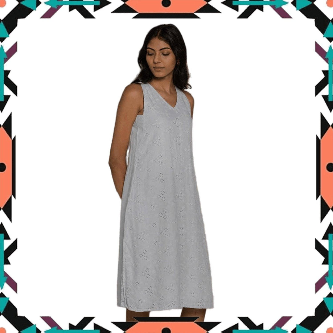 Reistor - Stolen Sunsets Dress (Summer Blue)Hemp clothingReistor - Stolen Sunsets Dress | Hemp Clothing | CBD Store India