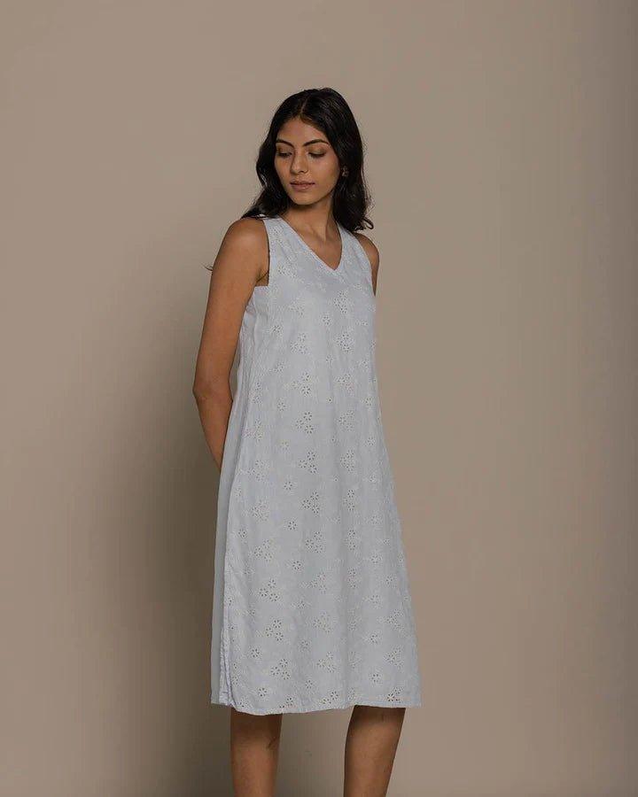 Reistor - Stolen Sunsets Dress (Summer Blue)Hemp clothingReistor - Stolen Sunsets Dress | Hemp Clothing | CBD Store India