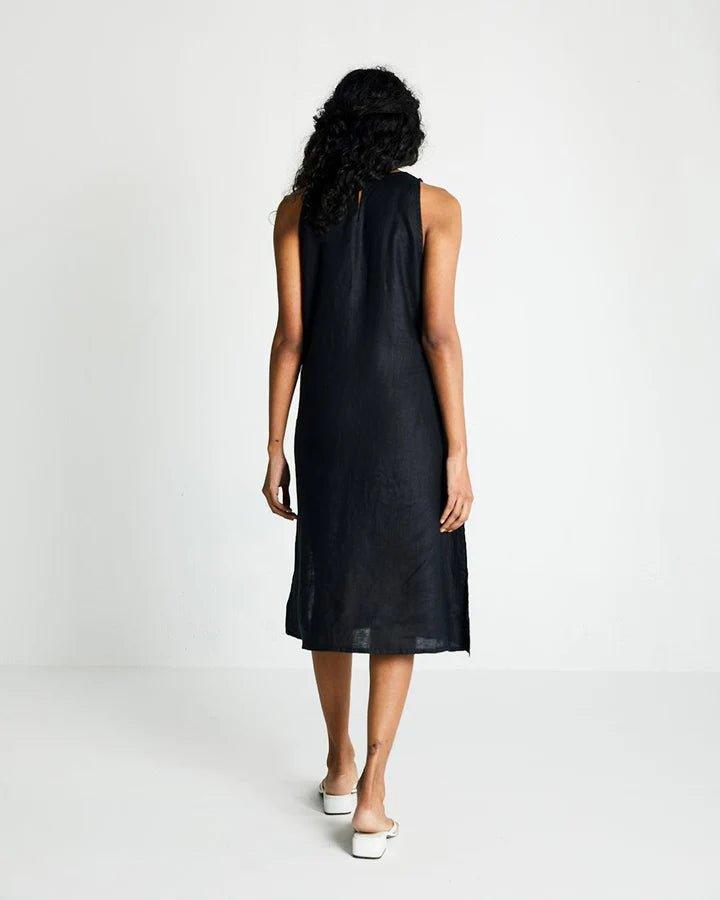Reistor - The Hemp Noir DressHemp clothsThe Hemp Noir Dress | 100% Hemp Clothing | CBD Store India