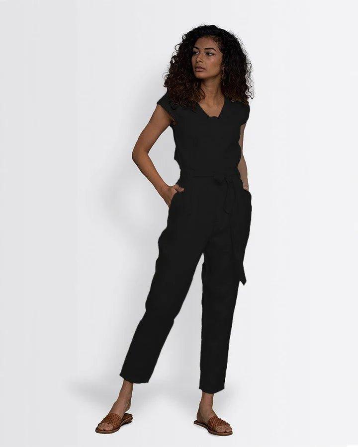 Reistor - The Hemp Noir JumpsuitHemp clothsThe Hemp Noir Jumpsuit | Hemp Clothing | CBD Store India