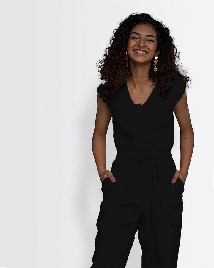 Reistor - The Hemp Noir JumpsuitHemp clothsThe Hemp Noir Jumpsuit | Hemp Clothing | CBD Store India
