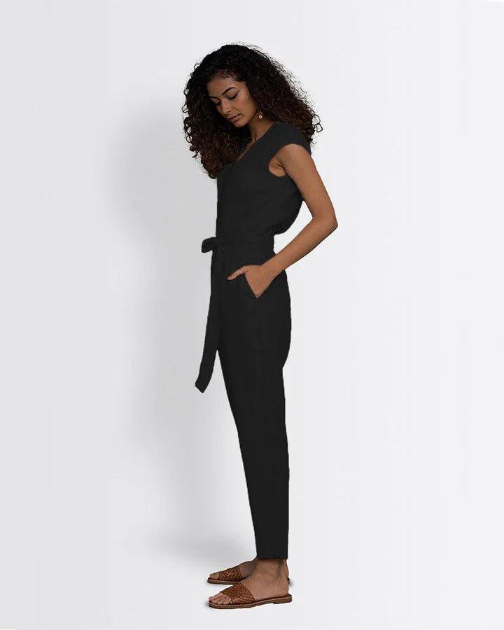 Reistor - The Hemp Noir JumpsuitHemp clothsThe Hemp Noir Jumpsuit | Hemp Clothing | CBD Store India