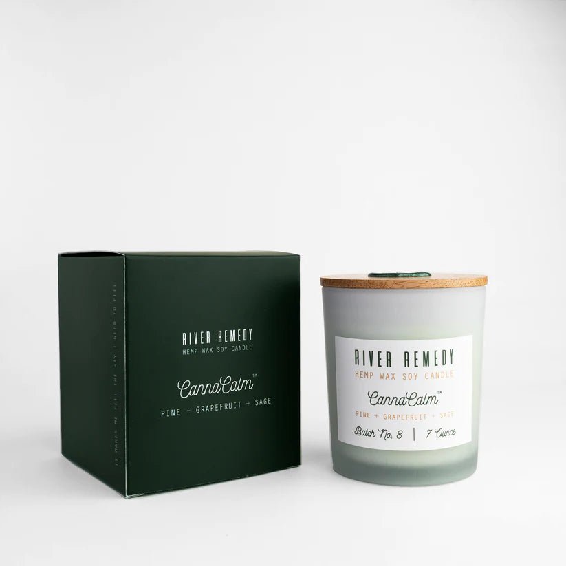 River Remedy - CannaCalm Hemp Candle - CBD Store India