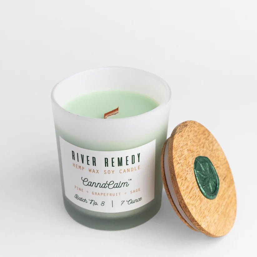 River Remedy - CannaCalm Hemp Candle - CBD Store India