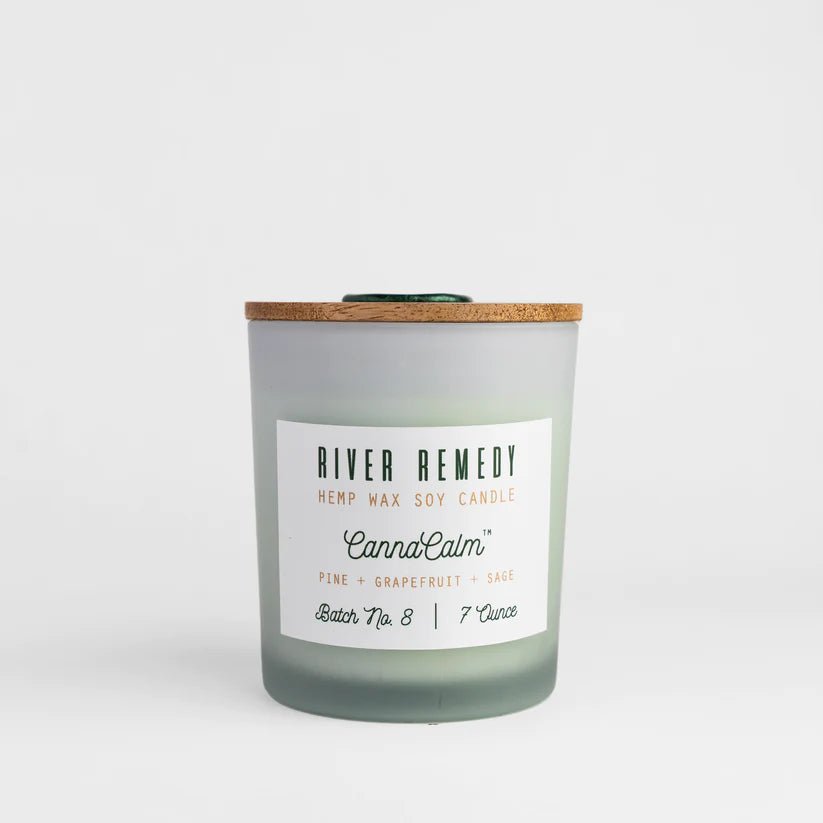 River Remedy - CannaCalm Hemp Candle - CBD Store India