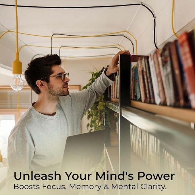 Rooted Actives Lions Mane mushroom liquid Extract (30 ml) | Memory, Focus, Brain Powder & Nerve Health.