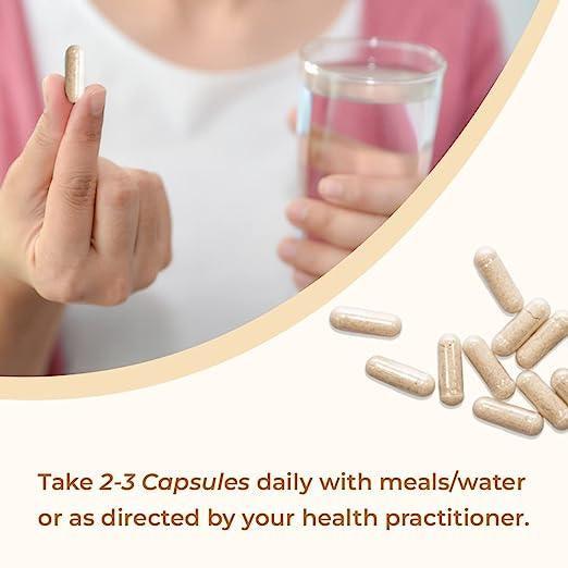 Rooted Actives Tremella Mushroom Extract  (60 Veg caps, 500 mg) | Beauty, Skin Glow, Collagen booster, Hyalyronic acid, Hydration.