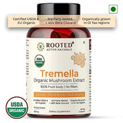  Tremella Mushroom Extract  (60 Veg caps, 500 mg) | Beauty, Skin Glow, Collagen booster, Hyalyronic acid, Hydration - CBD Store India