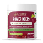 Rooted Power beets - Beet root powder with L arginine, L Carnitine, BCAA & Reservatrol - CBD Store India