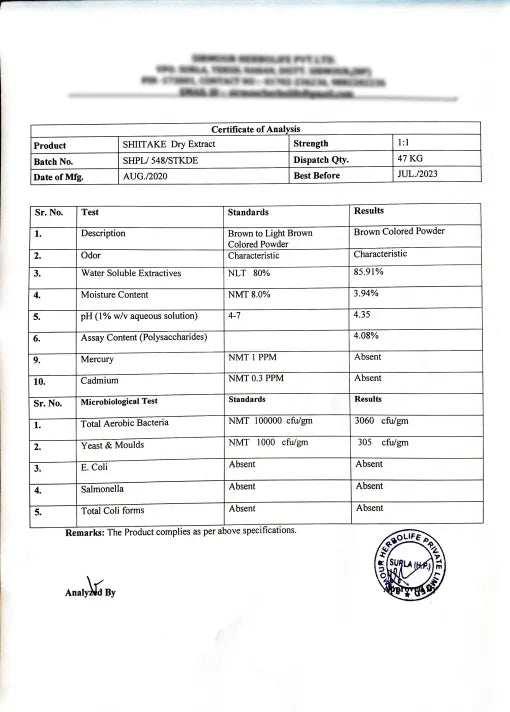 Rooted Actives Shiitake Mushroom 60 Capsules 650 mg | Supports Healthy Cholesterol & Helps BP Levels | Immunity, Heart, Skin & Hair Health & Weight Control.