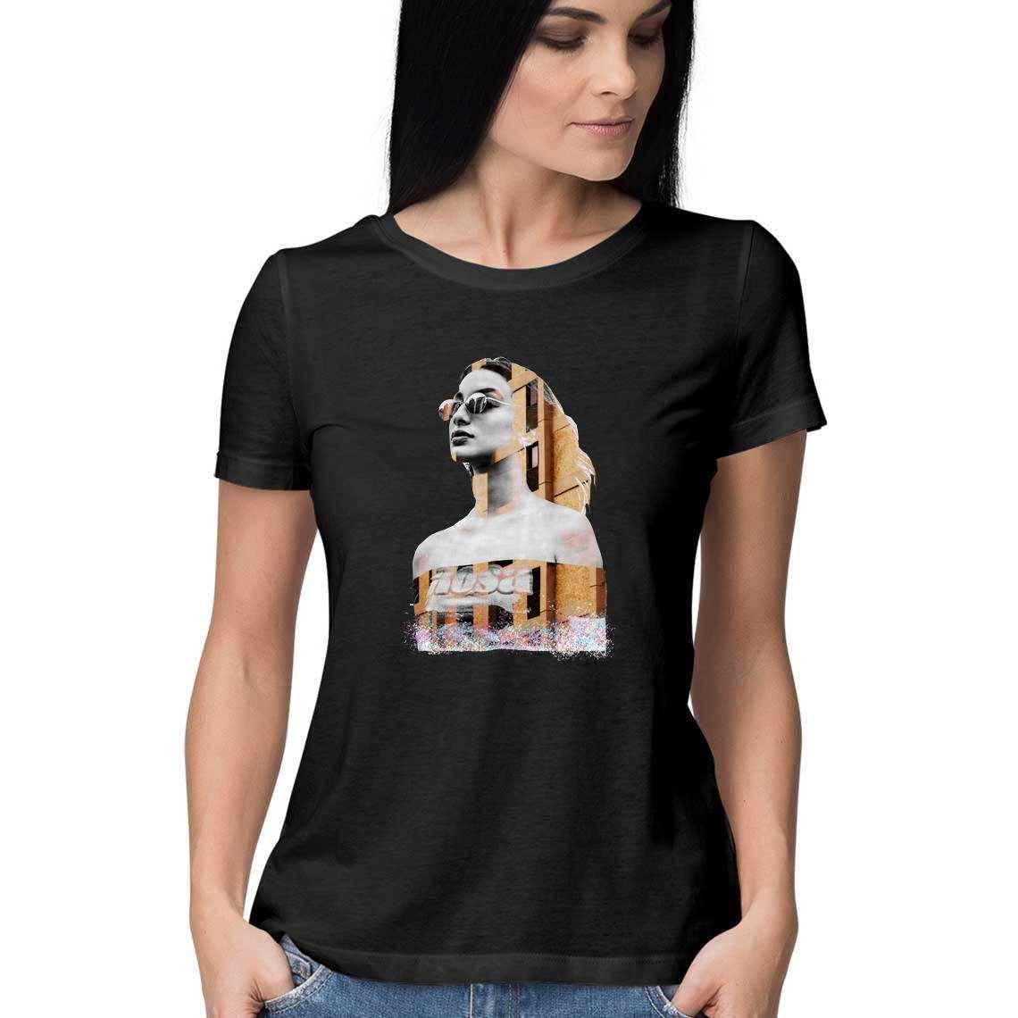 Rosa on a Holiday Women's Graphic T-ShirtClothingRosa on a Holiday Women's Graphic T-Shirt | 100% Cotton