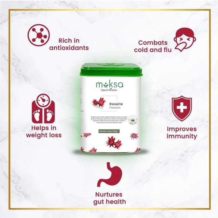 Roselle Flowers- Caffeine free herbal tea - 35gm.