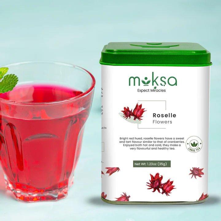Roselle Flowers- Caffeine free herbal tea - 35gmHealth CareRoselle Flowers Tea | Caffeine free herbal tea | CBD Store India