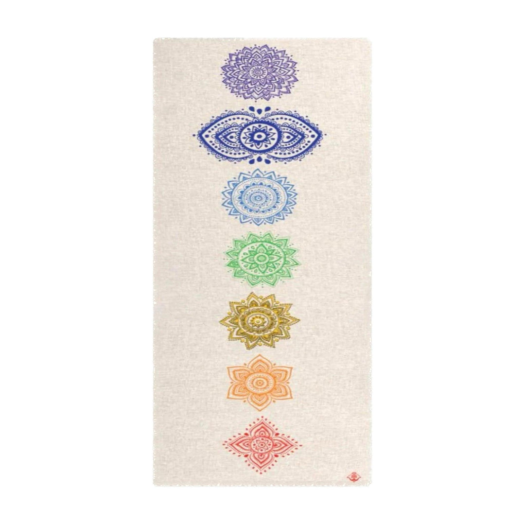 Shakti Warrior - Chakra Hemp MatYoga MatChakra Hemp Mat | The Hemp Surfaces Increase Grip When Wet