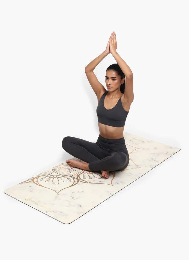 Shakti Warrior - Lotus Shanti Pro PU Yoga MatYoga MatLotus Shanti Pro PU Yoga Mat | Recycled PU leather top for optimal grip