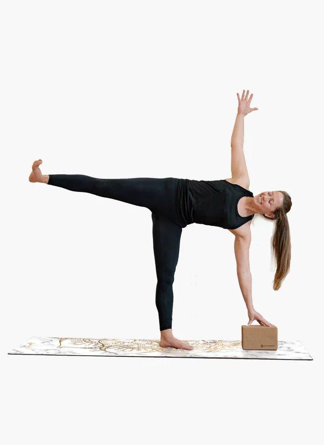 Shakti Warrior - Lotus Shanti Pro PU Yoga MatYoga MatLotus Shanti Pro PU Yoga Mat | Recycled PU leather top for optimal grip
