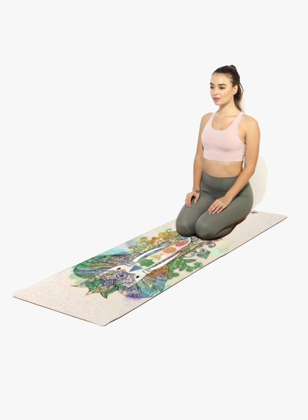 Shakti Warrior - Samskara Hemp Yoga Mat.