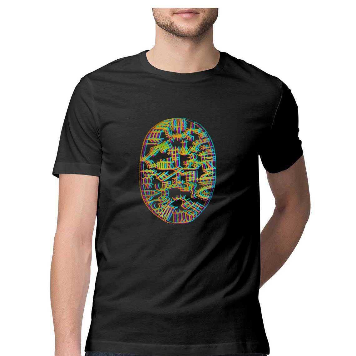 Shamanic Drum Graphic Men's T-Shirt.