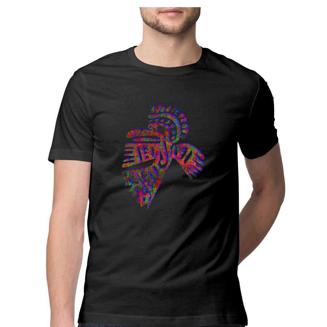 Shaman's view of a morning bird Men's T-Shirt.