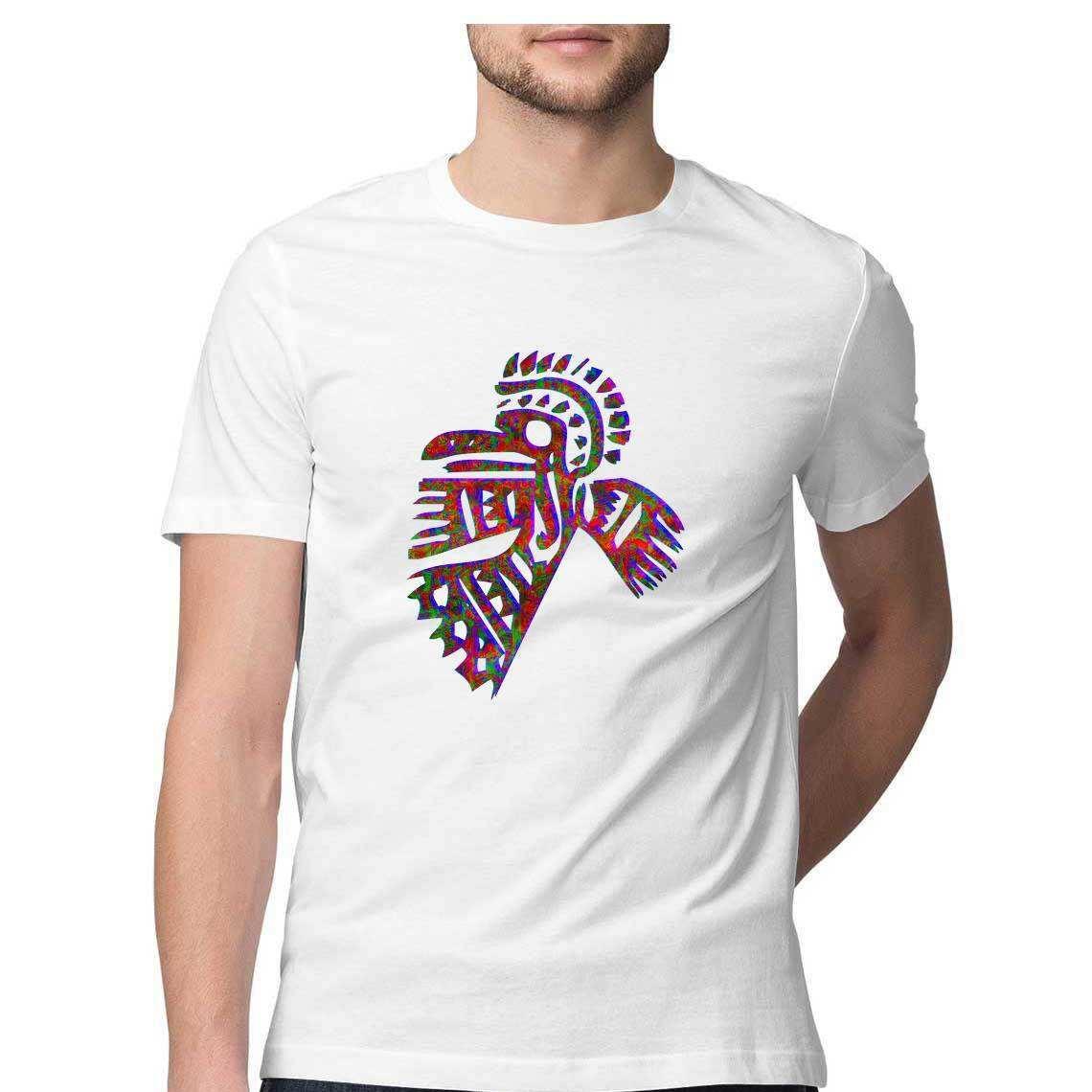 Shaman's view of a morning bird Men's T-Shirt.