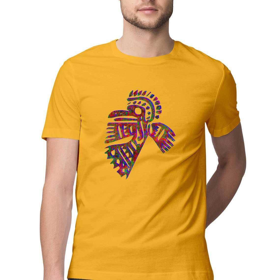 Shaman's view of a morning bird Men's T-Shirt.