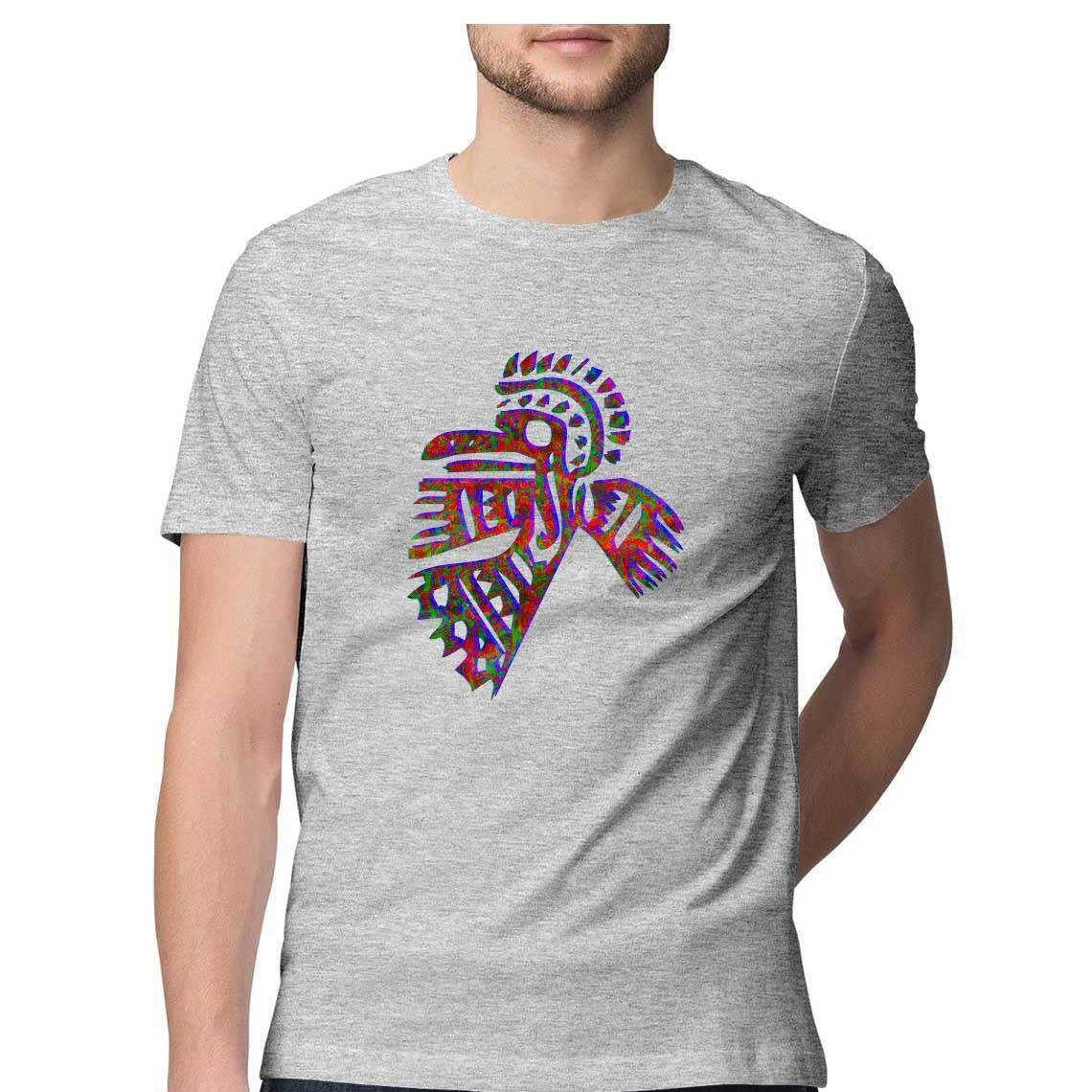 Shaman's view of a morning bird Men's T-Shirt.