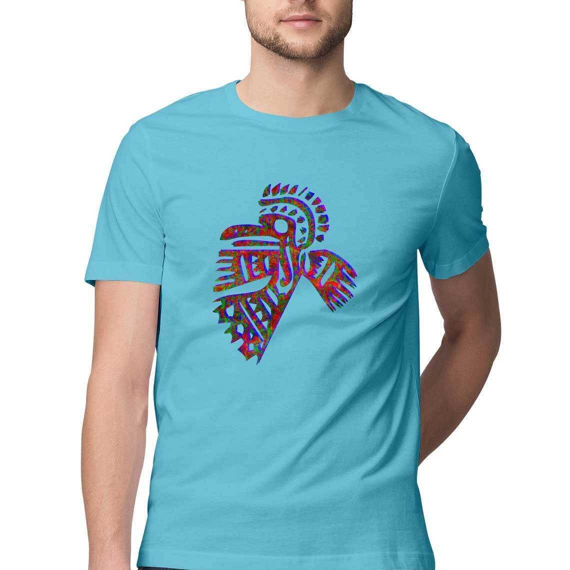 Shaman's view of a morning bird Men's T-Shirt.