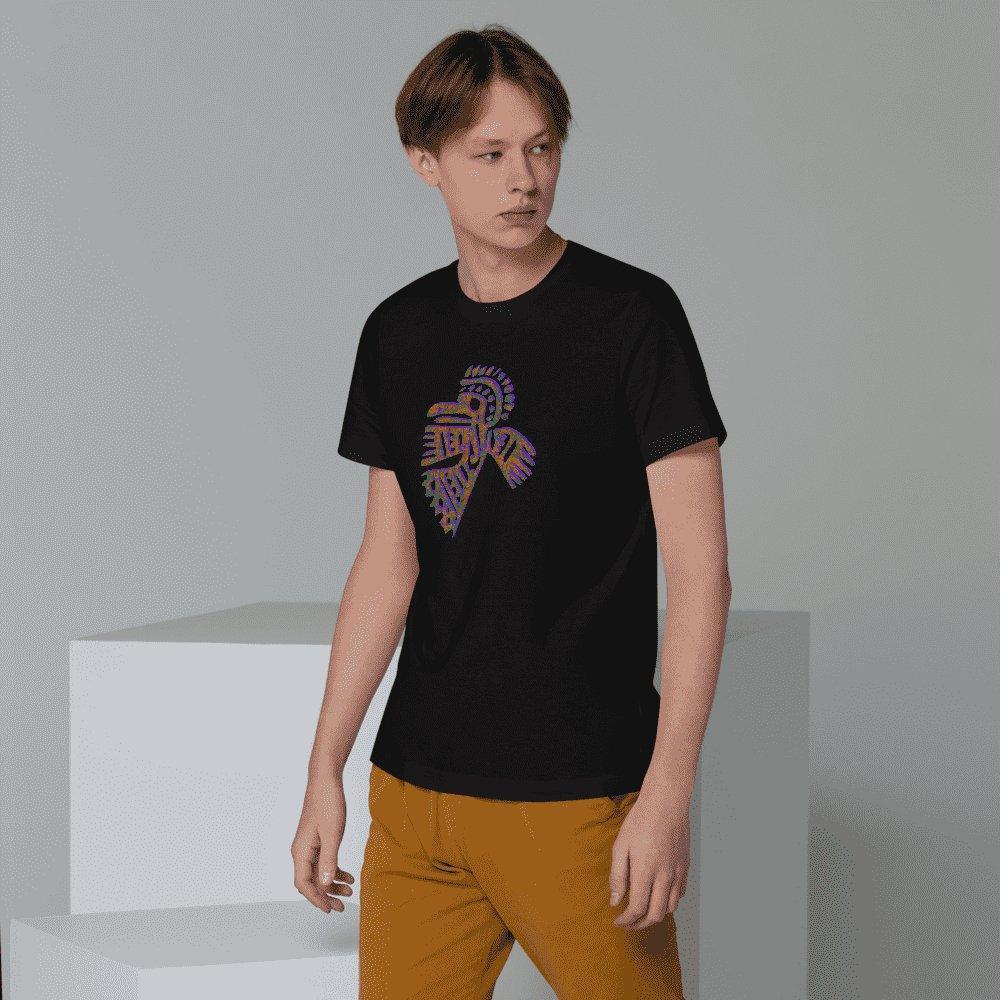 Shaman's view of a morning bird Men's T-Shirt.