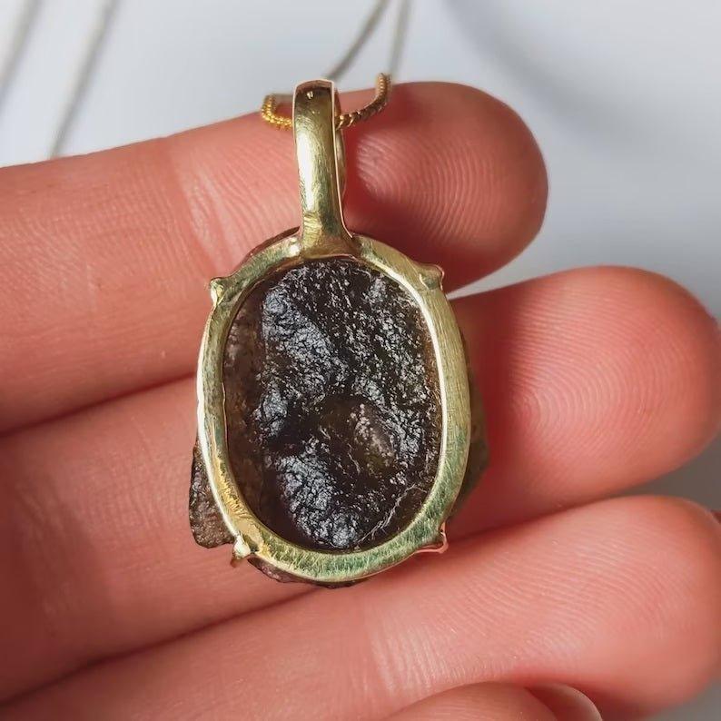 Certified Moldavites from Chlum, Czech Republic-A-GradeGemstones and Crystal