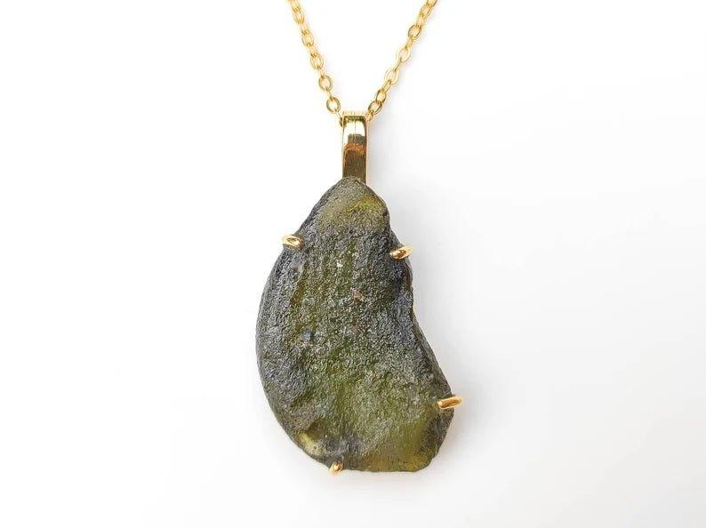 Certified Moldavites from Chlum, Czech Republic-A-GradeGemstones and Crystal