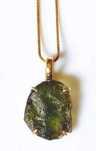 Certified Moldavites from Chlum, Czech Republic-A-GradeGemstones and Crystal
