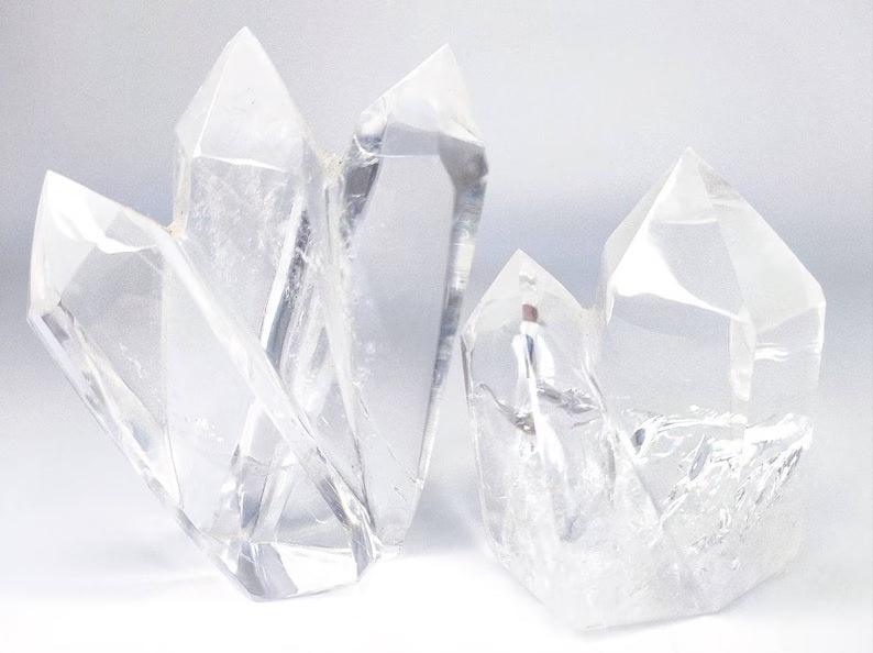 Brilliant Clear Quartz Polished Crystal ClusterGemstones and CrystalShanti Shop - Brilliant Clear Quartz Polished Crystal Cluster