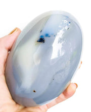 Shanti Shop - Dendritic Blue Agate Crystal Lingam - CBD Store India