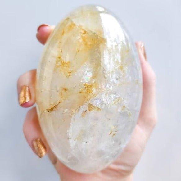 High Quality Citrine Crystal Lingam.