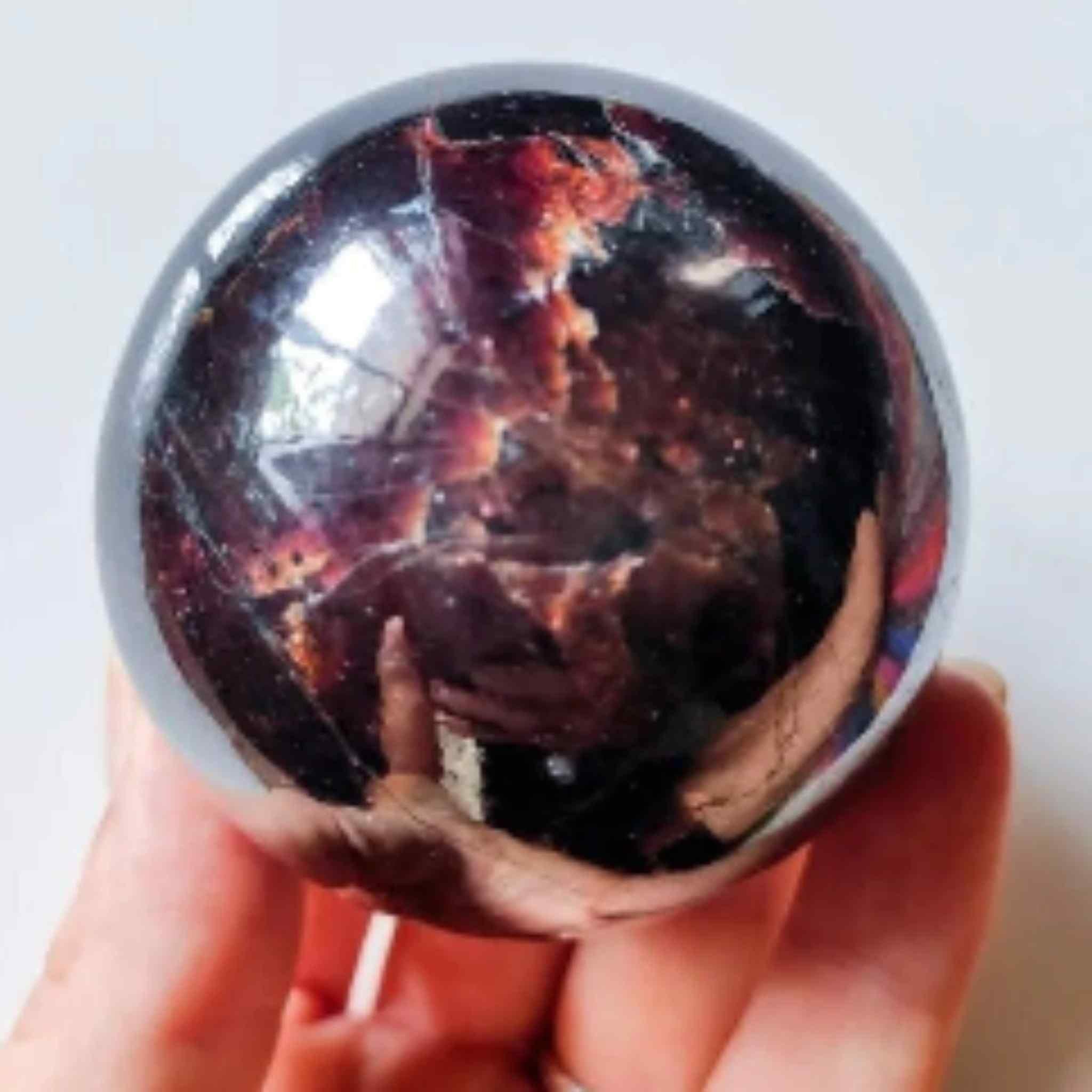 High Quality Garnet Sphere, Garnet Orb.