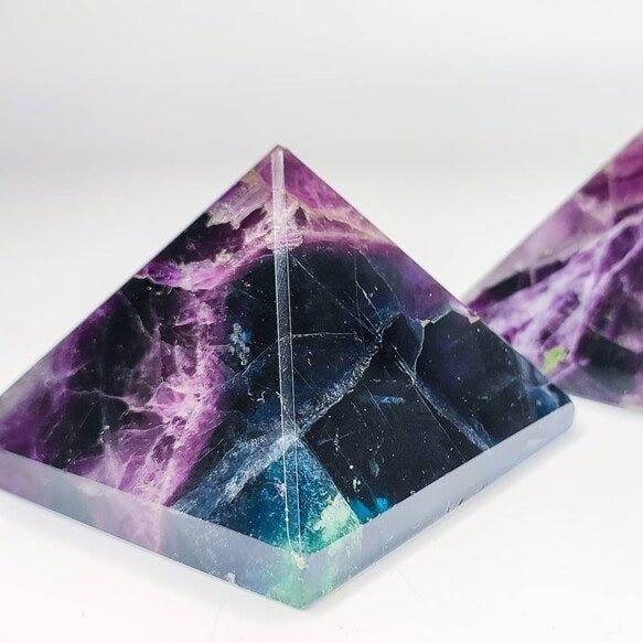 Rainbow Fluorite Crystal PyramidsGemstones and CrystalRainbow Fluorite Crystal Pyramids