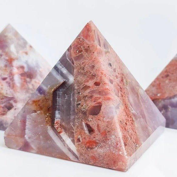 Shanti Shop - Rare Pink Amethyst Crystal Pyramids | Rare Pink Amethyst ...