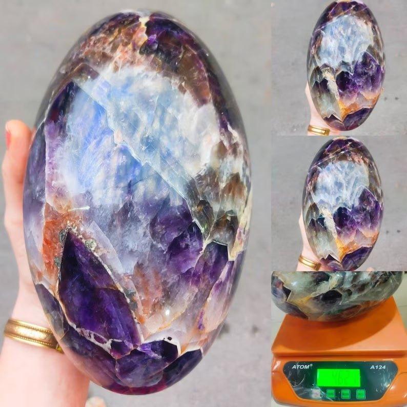 Rare Super 7 Crystal Eggs & Lingams.