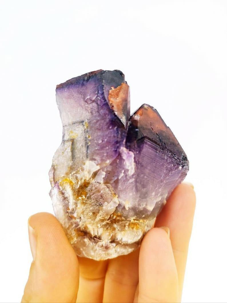 Raw Super 7 Crystal Clusters, Super Seven Melody Stone, Super Seven Crystal, Rough Super Seven Crystal Specimen.