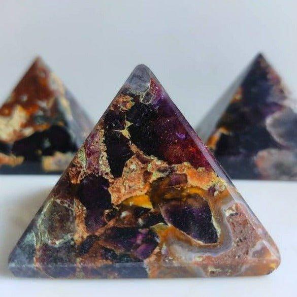 Super 7 Melody Stone Crystal PyramidsGemstones and CrystalSuper 7 Melody Stone Crystal Pyramids | Stone of Higher Consciousness