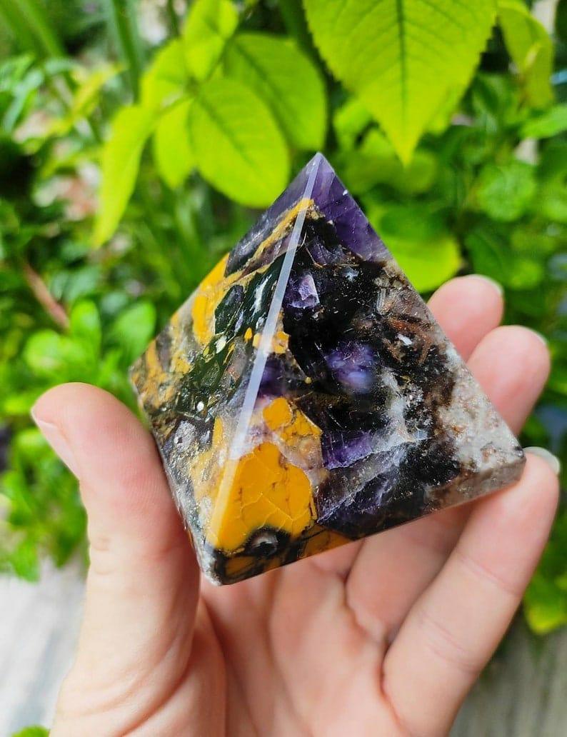 Super 7 Melody Stone Crystal PyramidsGemstones and CrystalSuper 7 Melody Stone Crystal Pyramids | Stone of Higher Consciousness