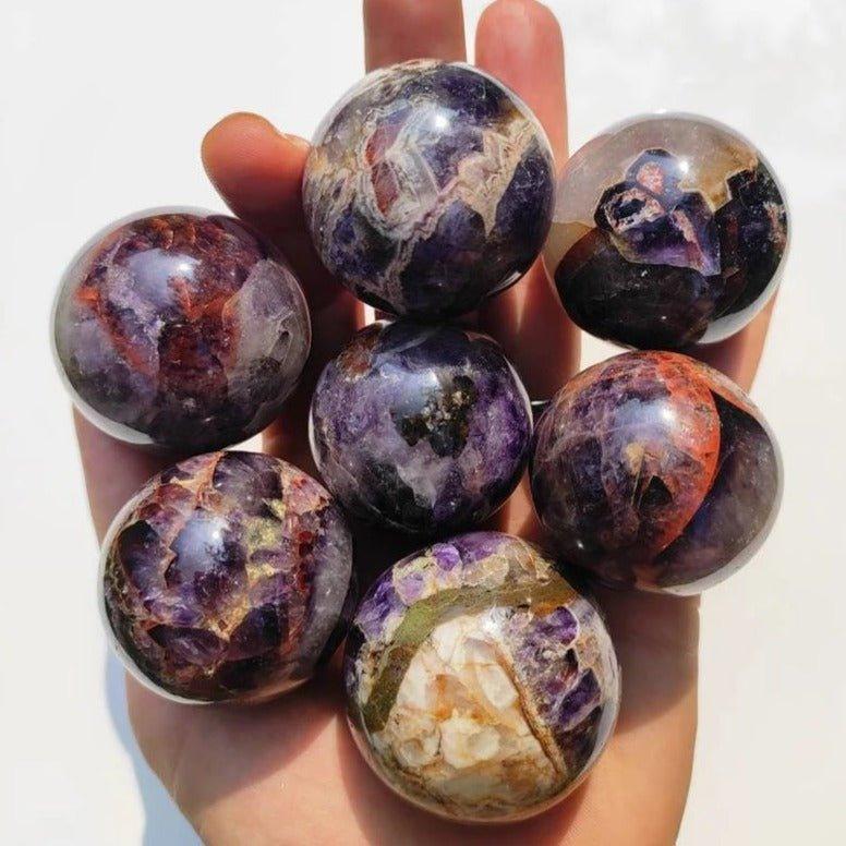 Shanti Shop - Super 7 Mini Spheres | High Quality Rare Super 7 Crystal