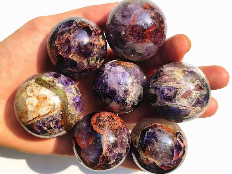 Shanti Shop - Super 7 Mini SpheresGemstones and CrystalShanti Shop - Super 7 Mini Spheres | High Quality Rare Super 7 Crystal 