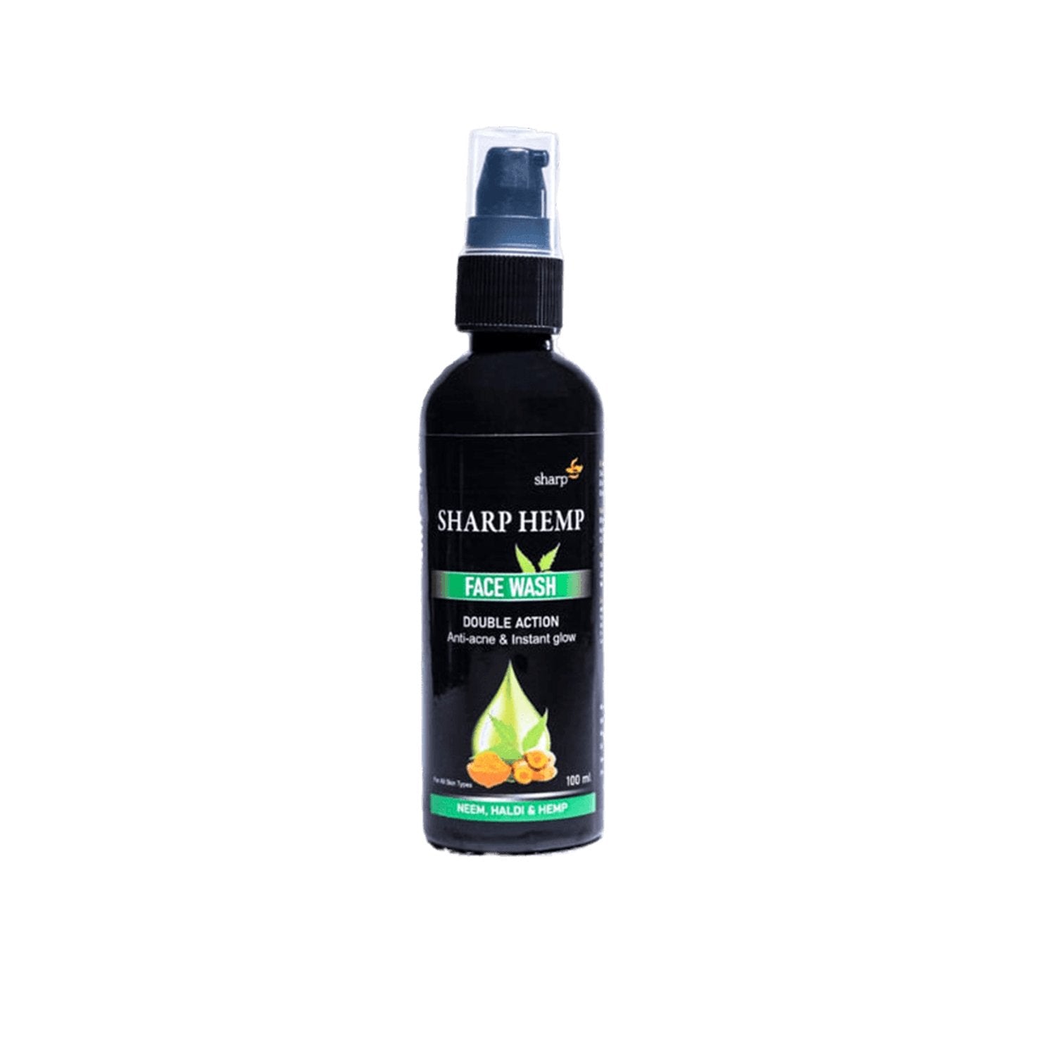 Sharp Hemp - Face Wash | Anti Achne and Instant Glow - CBD Store India