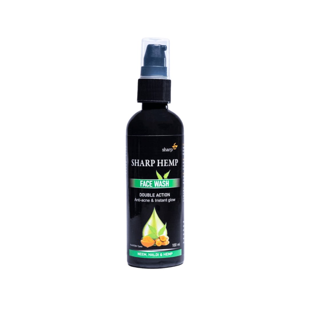 Sharp Hemp - Face Wash | Anti Achne and Instant Glow - CBD Store India