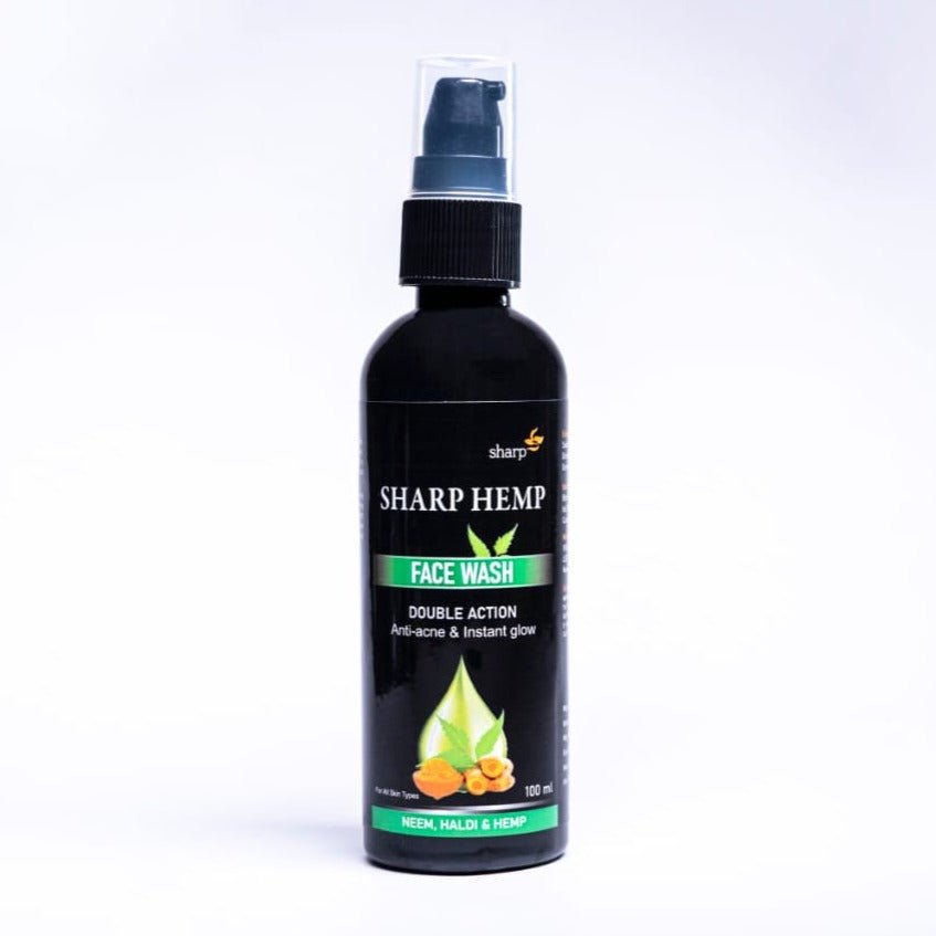 Sharp Hemp - Face Wash | Anti Achne and Instant Glow - CBD Store India